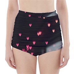 Love Valentine s Day High-waisted Bikini Bottoms by artworkshop