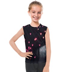 Love Valentine s Day Kids  Mesh Tank Top by artworkshop