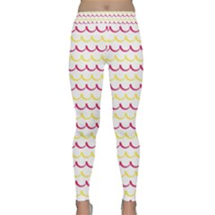 Pattern Waves Classic Yoga Leggings by artworkshop