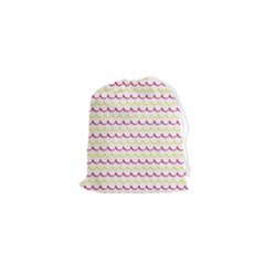 Pattern Waves Drawstring Pouch (xs) by artworkshop