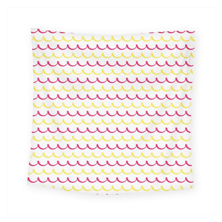 Pattern Waves Square Tapestry (Small)