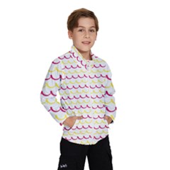 Pattern Waves Kids  Windbreaker by artworkshop