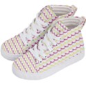 Pattern Waves Kids  Hi-Top Skate Sneakers View2