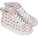 Pattern Waves Kids  Hi-Top Skate Sneakers View3