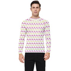 Pattern Waves Men s Long Sleeve Rash Guard by artworkshop