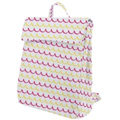 Pattern Waves Flap Top Backpack by artworkshop