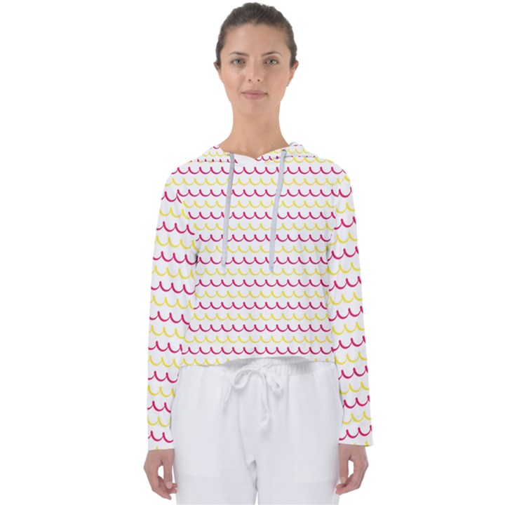 Pattern Waves Women s Slouchy Sweat