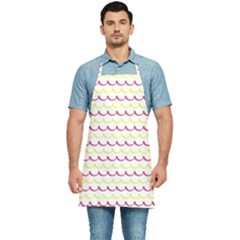 Pattern Waves Kitchen Apron by artworkshop