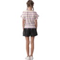 Pattern Waves Kids  Cut Out Flutter Sleeves View2