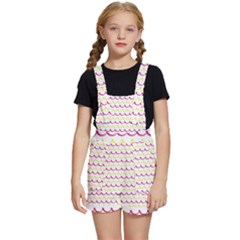 Pattern Waves Kids  Short Overalls