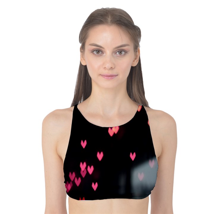 Love Valentine s Day Tank Bikini Top