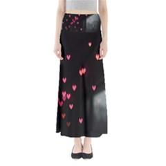 Love Valentine s Day Full Length Maxi Skirt by artworkshop