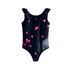 Love Valentine s Day Kids  Frill Swimsuit by artworkshop