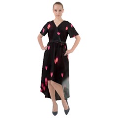 Love Valentine s Day Front Wrap High Low Dress by artworkshop