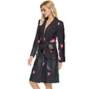 Love Valentine s Day Long Sleeve Velour Robe View2