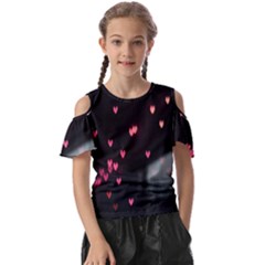 Love Valentine s Day Kids  Butterfly Cutout Tee by artworkshop