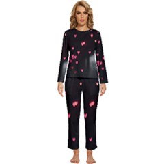 Love Valentine s Day Womens  Long Sleeve Lightweight Pajamas Set