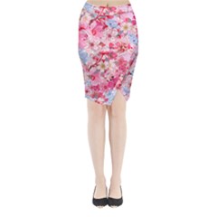 Angelica Floral  Midi Wrap Pencil Skirt by PollyParadiseBoutique7