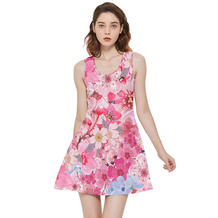 Angelica Floral  Inside Out Reversible Sleeveless Dress