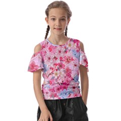 Angelica Floral  Kids  Butterfly Cutout Tee by PollyParadiseBoutique7