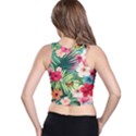 Tropical Summer  Racer Back Crop Top View2