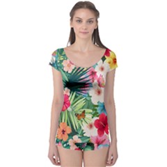 Tropical Summer  Boyleg Leotard  by PollyParadiseBoutique7