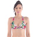 Tropical Summer  Plunge Bikini Top View1