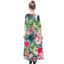 Tropical Summer  Kids  Quarter Sleeve Maxi Dress View2