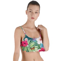 Tropical Summer  Layered Top Bikini Top  by PollyParadiseBoutique7