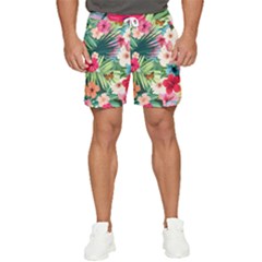 Tropical Summer  Men s Runner Shorts by PollyParadiseBoutique7