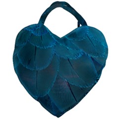 Beautiful Plumage Giant Heart Shaped Tote by artworkshop