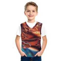 Copper Glow Kids  Basketball Tank Top by artworkshop