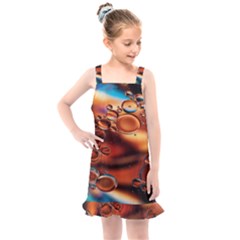 Copper Glow Kids  Overall Dress by artworkshop