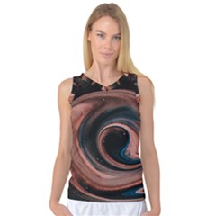 Abstrak Pattern Wallpaper Women s Basketball Tank Top