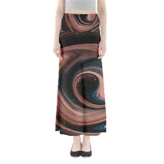 Abstrak Pattern Wallpaper Full Length Maxi Skirt