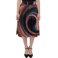 Abstrak Pattern Wallpaper Classic Midi Skirt