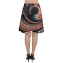 Abstrak Pattern Wallpaper Chiffon Wrap Front Skirt View2