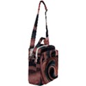 Abstrak Pattern Wallpaper Crossbody Day Bag View2