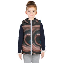 Abstrak Pattern Wallpaper Kids  Hooded Puffer Vest