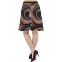 Abstrak Pattern Wallpaper Fishtail Chiffon Skirt View2