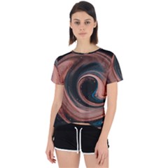 Abstrak Pattern Wallpaper Open Back Sport Tee