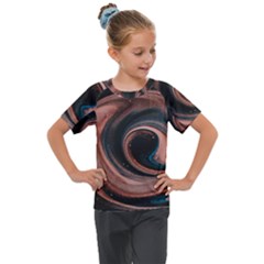 Abstrak Pattern Wallpaper Kids  Mesh Piece Tee