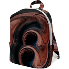 Abstrak Pattern Wallpaper Zip Up Backpack