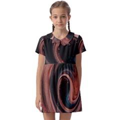 Abstrak Pattern Wallpaper Kids  Asymmetric Collar Dress by artworkshop