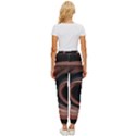 Abstrak Pattern Wallpaper Cropped Drawstring Pants View4