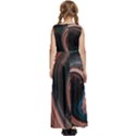 Abstrak Pattern Wallpaper Kids  Satin Sleeveless Maxi Dress View4