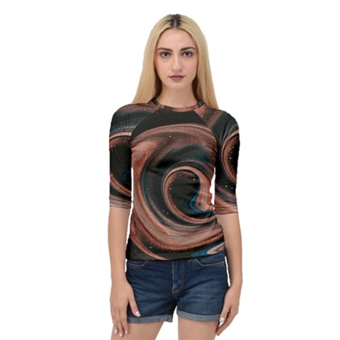 Abstrak Pattern Wallpaper Quarter Sleeve Raglan Tee by artworkshop