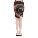 Abstrak Pattern Wallpaper Midi Wrap Pencil Skirt View1