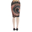 Abstrak Pattern Wallpaper Midi Wrap Pencil Skirt View2