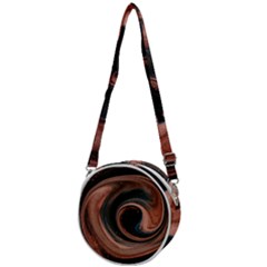 Abstrak Pattern Wallpaper Crossbody Circle Bag